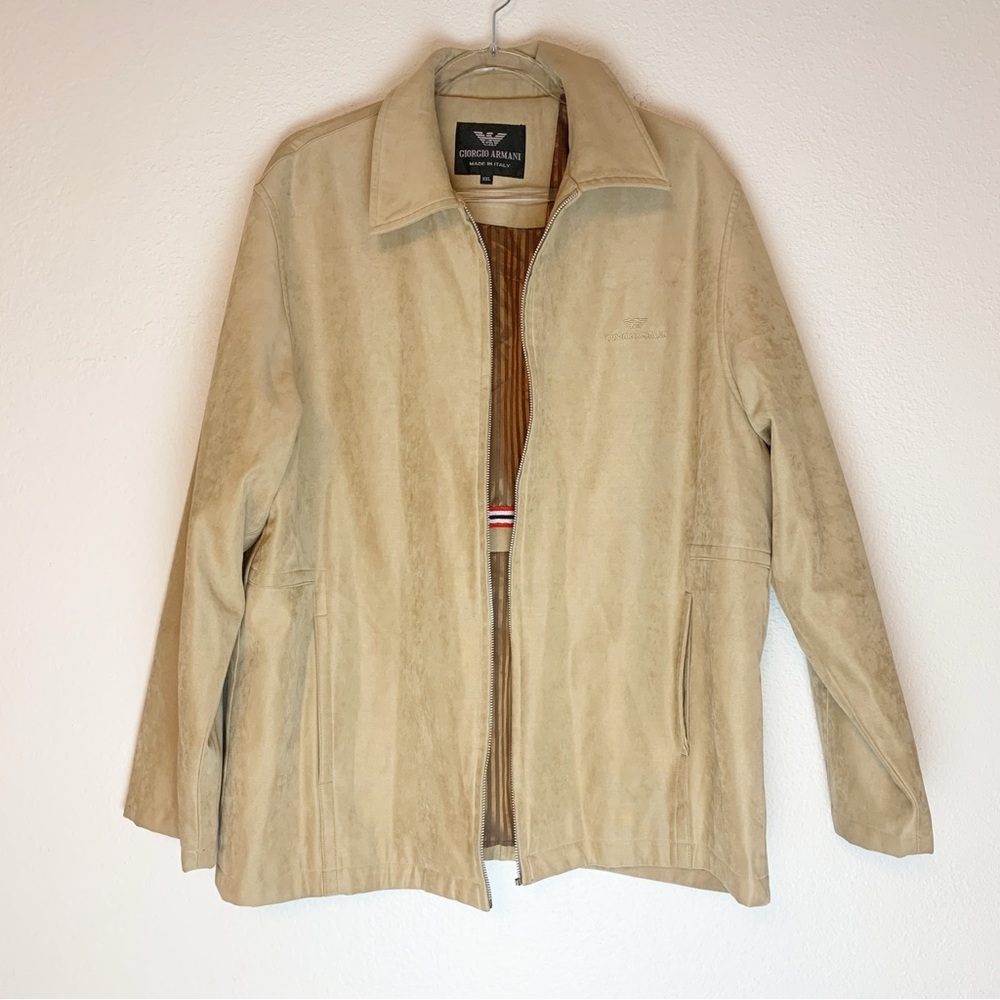 Giorgio Armani Men's Beige Jacket‎ FLAWED